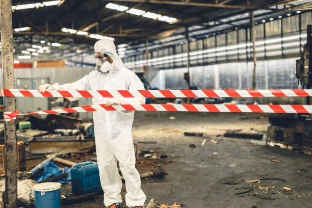 Professional Infectious Disease Decontamination technician working in Troy, MI